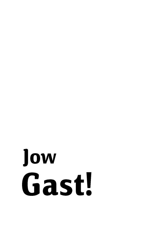Jow Gast! (5 stuks)