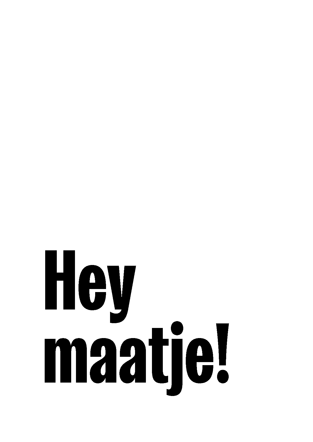 Dé mannen kaartenset